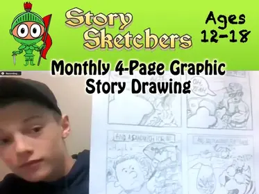 Story Sketchers Draw Club (Graphic Story Drawing Class)