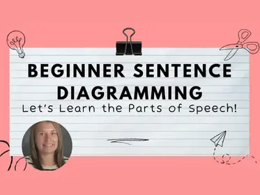 Beginner Sentence Diagramming: Let's Learn the Parts of Speech!