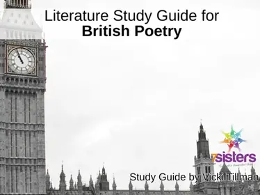 British Poetry Literature Study Guide