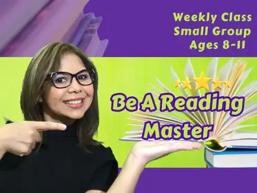 Be A Reading Master: Unlock Your Reading Comprehension and Fluency Power | Experienced Teacher and Librarian  |  Small Group