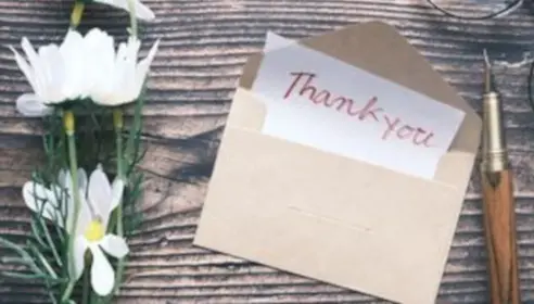 Giving Thanks: Let's Write a Thank-You Note!