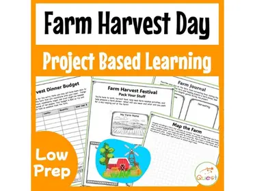 Project Based Learning Farm Harvest Day Resource Bundle