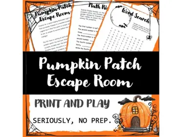 Pumpkin Patch Escape Room Game