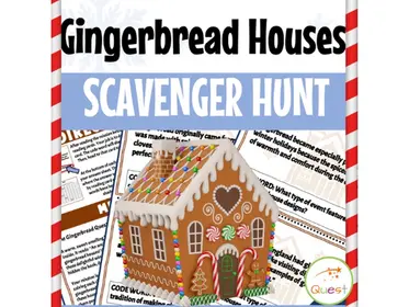 Gingerbread Houses Winter Scavenger Hunt Ages 9-12