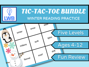 Winter Reading Tic-Tac-Toe Games