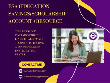 ESA (Educational Savings/Scholarship Account) Provider Application Resource