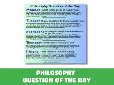 Philosophy Question Of The Day