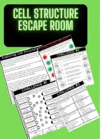 Plant and Animal Cell Structure Escape Room - Science - Biology