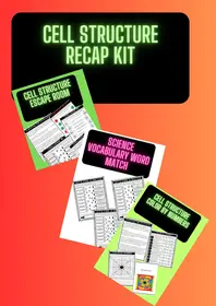 Cell Structures and Functions Recap Kit