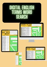 English Terms Digital Word Search