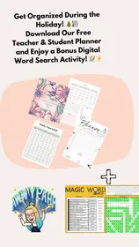 Planner and Digital Word Search