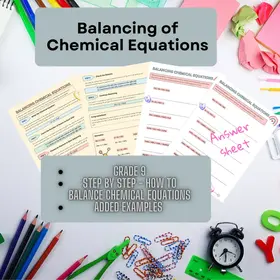 Valentine's day themed balancing of chemical equations