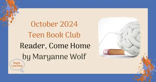 October 2024 Teen Book Club: Reader, Come Home