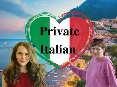 Italian 1:1 Private 30 Minute Lessons for Learning Italian or an Italian Trip