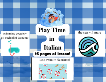 Italian Vocabulary + Phrases: Playtime with Kids