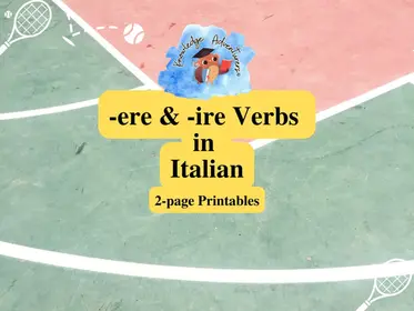 Italian Popular Verbs (-ere and -ire)