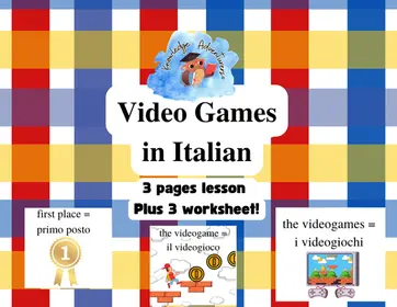 Italian Video Games Vocabulary