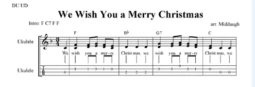 We Wish You a Merry Christmas Sheet Music