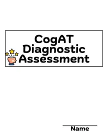 CogAT Diagnostic Assessment 1st-5th