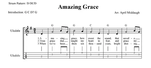 JANUARY FREEBIE: Amazing Grace Sheet Music