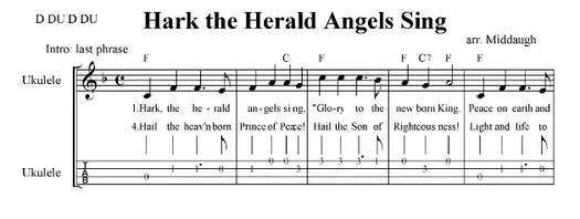 Hark the Herald Angels Sing, Christmas Sheet Music