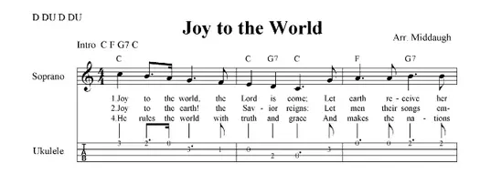 Joy to the World, Christmas Sheet Music