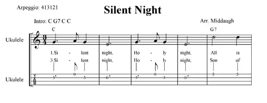 Silent Night, Christmas Sheet Music