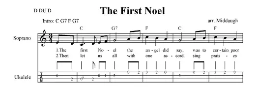 The First Noel, Christmas Sheet Music