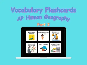 AP Human Geography Vocabulary Flashcards (Semester 2)