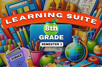 8th Grade Learning Bundle, Semester 1