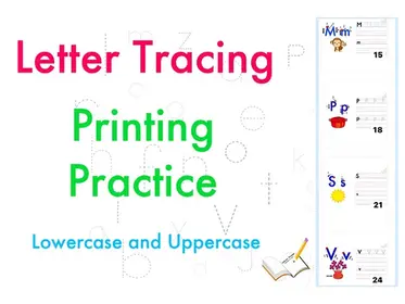 Printing Practice/Phonics: Letter Formation - Uppercase and Lowercase Letters