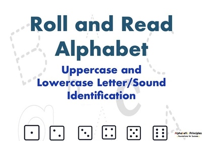 Roll and Read Uppercase and Lowercase Letter/Sound Identification