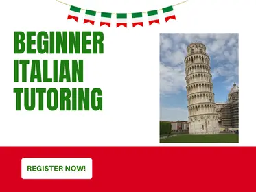 1:1 Private Italian Tutoring with a Certified Tutor