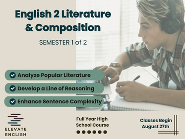 English 2 Literature & Composition (Semester 1)