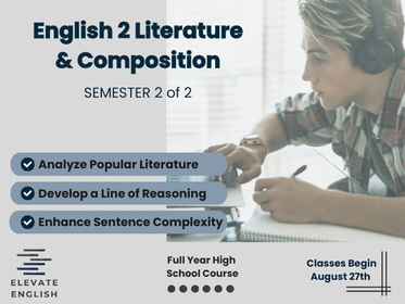 English 2 Literature & Composition (Semester 2)