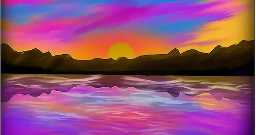 Beginner Digital Art: Create a Beautiful Sunset Digital Painting in Procreate