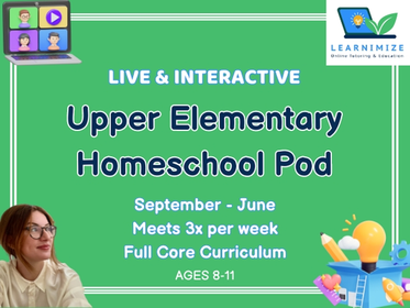 Upper Elementary Homeschool Pod