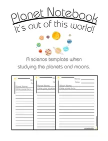 Generic Science: Planet and Moon Template Notebook