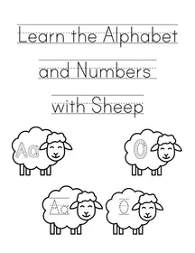 Sheep Alphabet and Number Tracing