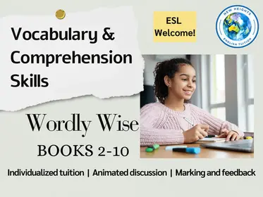 Wordly Wise: Vocabulary and Reading Comprehension (with marking and feedback)