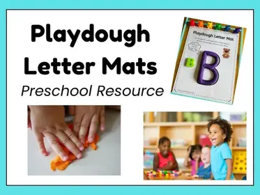 Playdough Letter Mats