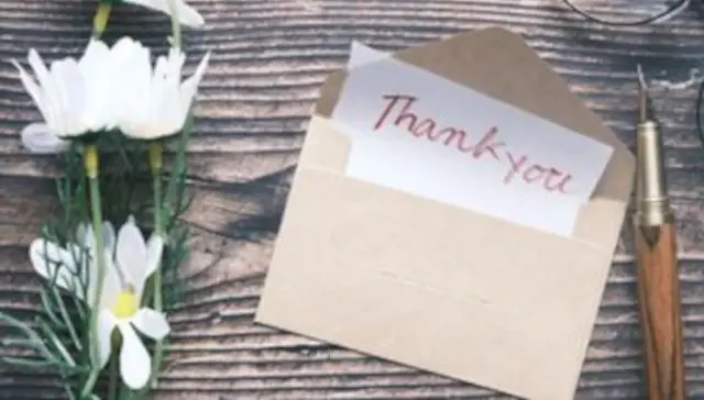 Giving Thanks: Let's Write a Thank-You Note!