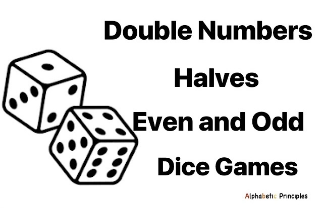 Math Games for Double Numbers, Halves,, Even and Odd