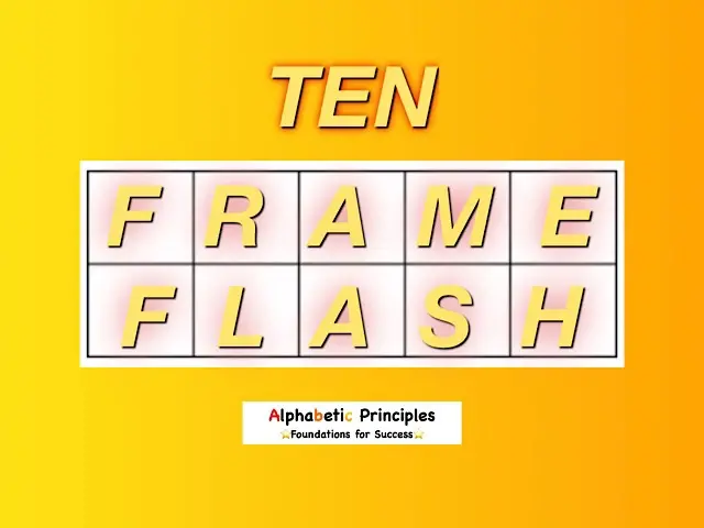 Ten Frame Flash - Number Bonds of 10 - Math Number Sense