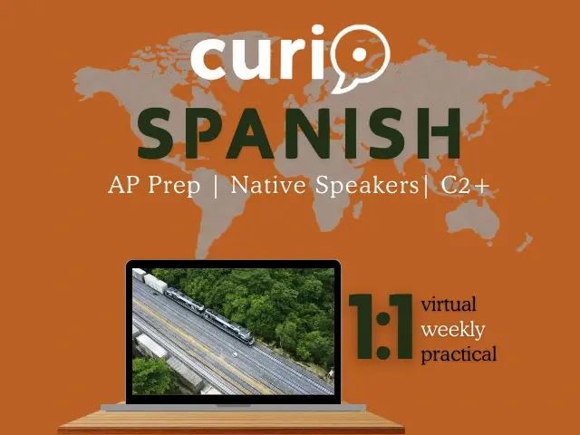 CurioSpanish AP Prep, Native Speaker, Advanced Spanish for Real-World Readiness | Weekly Live Class | Ages 14-18