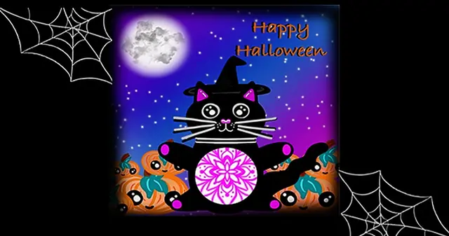 Create an Animated Black Cat Halloween GIF Using Procreate