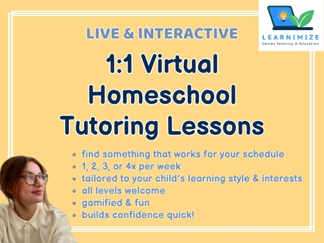 1:1 K-6 Tutoring